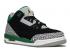 Air Jordan 3 Retro Gs Pine Verde Gris Cemento Negro Blanco 398614-030
