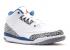 Air Jordan 3 Retro Ps True Blue 2011 สีขาว 429487-104