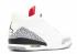 Air Jordan 3 White Cement 2003 Gri Ateş Kırmızısı 136064-102,ayakkabı,spor ayakkabı