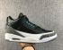 Nike Air Jordan 3 Retro Negro Blanco Verde Hombres High Top Atmis Zapatos de baloncesto 580775-013