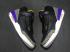 Nike Air Jordan III 3 Negro Crack Gris Amarillo Púrpura Hombres Zapatos De Baloncesto Cuero