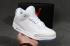 Nike Air Jordan III 3 純白男子籃球鞋