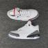 Nike Air Jordan III 3 Retro Men Basketball Shoes Branco Preto Vermelho Especial