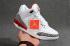 Nike Air Jordan 3 Katrina Hall of Fame Retro White Cement Fire Red 136064-116