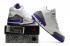 Nike Air Jordan III 3 Retro Bianco Giada Viola Nero Uomo Scarpe da basket 136064-114