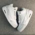 Nike Air Jordan III 3 Retro Branco Homens Sapatos
