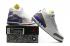 Nike Air Jordan III 3 Retro White Purple Yellow Black Cement férfi kosárlabdacipőt 136064-115