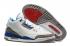 Nike Air Jordan III 3 Retro White True Blue Grey Red Miesten koripallokengät 136064-104