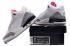 Женские туфли Nike Air Jordan III 3 Retro Белый Серый 136064