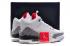 Nike Air Jordan III 3 Retro női cipőket, fehér szürke 136064