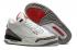 чоловічі баскетбольні кросівки Nike Air Jordan III 3 White Fire Red Cement Grey Black 136064-105