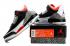 Nike Air Jordan III Retro 3 Uomo Donna Scarpe Nero Bianco Rosso 136064