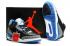 Nike Air Jordan III Retro 3 Herrenschuhe Schwarz Sport Blue Wolf Grey 136064 007