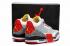 Nike Air Jordan III Retro 3 Hombres Zapatos Gris Blanco Rojo 136064