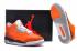 Nike Air Jordan III Retro 3 Herrenschuhe Orange Grau Weiß Schwarz 136064