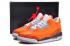 moške čevlje Nike Air Jordan III Retro 3 Orange Grey White Black 136064