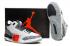 Nike Air Jordan III Retro 3 נעלי יוניסקס לבן שחור אפור 136064