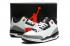 Nike Air Jordan III רטרו אינפרא אדום 23 לבן שחור צמנט אדום 136064-123