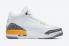 sepatu Air Jordan 3 Retro White Laser Orange Cement Grey Black CK9246-108