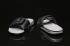 Nye Air Jordan Hydro 3 III Retro sorte sølv sandaler 854556 001 Gratis forsendelse