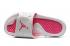 Air Jordan Hydro Slide 2 PS Branco Vivid Rosa Sapatos para meninas jovens 429531-109
