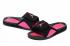 Sandálias femininas Air Jordan Hydro Retro 4 pretas rosa 705175-009