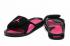 Air Jordan Hydro Retro 4 Noir Rose Femmes Sandales Pantoufles 705175-009