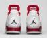 Air Jordan 4 Alternate 89 สีขาว สีดำ Gym Red 308497-106