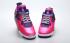 Air Jordan 4 GS - Pink Foil Blanc - Gris - Violet 487724-607