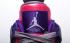 Air Jordan 4 GS - 粉紅色箔白色 - 灰色 - 紫色 487724-607