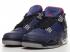Air Jordan 4 Retro Azul Rojo Gris Zapatos de baloncesto CQ5957-401