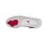 Air Jordan 4 Retro GS University Red White Metallic Silver Pack Shoes 408452-112