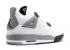 Air Jordan 4 Retro Gs 2012 Sürümü Beyaz Siyah Gri Çimento 408452-103, ayakkabı, spor ayakkabı