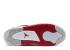 Air Jordan 4 Retro Gs 2012 Rilis Putih Hitam Varsity Merah 408452-110