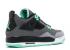 Air Jordan 4 Retro Gs Green Glow Grey Cement Dark Black 408452-033,ayakkabı,spor ayakkabı