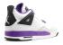 Air Jordan 4 Retro Gs Violet Neutral Vit Ultrvlt Grå 487724-108