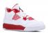 Air Jordan 4 Retro Ps Alternate 89 Biały Czarny Gym Czerwony 308499-106