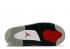 Air Jordan 4 Retro Td Cement Fire Matte Nero Bianco Argento Rosso 308500-104