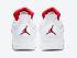Air Jordan 4 Retro Beyaz Üniversite Kırmızısı Metalik Gümüş CT8527-112,ayakkabı,spor ayakkabı