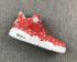 LV X Air Jordan 4 Retro Beyaz Kırmızı Basketbol Ayakkabısı AQ9129-020,ayakkabı,spor ayakkabı