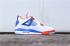 Nike Air Jordan 4 Retro OG לבן כחול כתום 308497-171