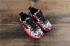 Nike Air Jordan IV 4 Retro musta punainen valkoinen lasten kenkiä 308497-017