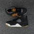 мужские баскетбольные кроссовки Nike Air Jordan IV 4 Retro, джинсы черно-коричневые