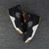 Nike Air Jordan IV 4 Retro Chaussures de basket-ball pour hommes Jeans Noir Marron