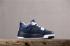 Nike Air Jordan IV 4 Retro Azul Marino Blanco Zapatos para niños 308497-004