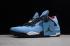 Air Jordan 4 Retro Azul Athletic Zapatos de baloncesto para hombre 308497-302