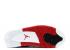 Air Jordan 4 Retro Laser Putih Hitam Varsity Merah 308497-161