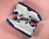 Air Jordan 4 Retro Blanc Bleu Violet Chaussures de basket-ball pour hommes 819139-031