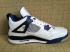 Nike Air Jordan 4 Retro IV AJ4 Motorsports Blanco Juego Azul Real Hombres Zapatos 308497-117