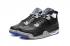 Nike Air Jordan IV Retro 4 Alternate Motorsports 2017 Noir Bleu Chaussures de basket-ball 308497-006